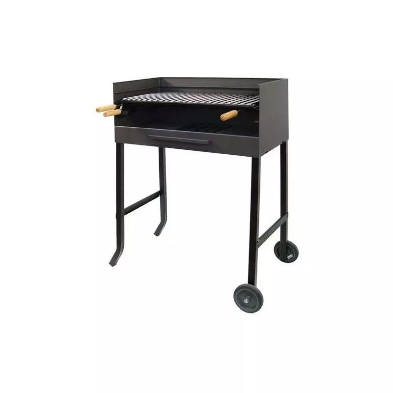 Imex El Zorro - Barbacoa con ruedas y parrilla de acero inox 50x40x101 barato