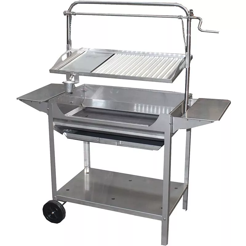 Imex El Zorro - Barbacoa De Carbón Y Leña Inoxidable 124X50X140Cm En Oferta Imex El Zorro - Barbacoa De Carbón Y Leña Inoxidable 124X50X140Cm Barato