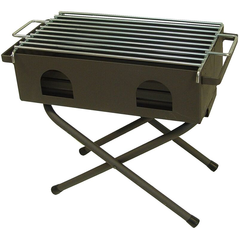 Imex El Zorro - Barbacoa de Carbón y Leña Plegable 42x21x35cm barato