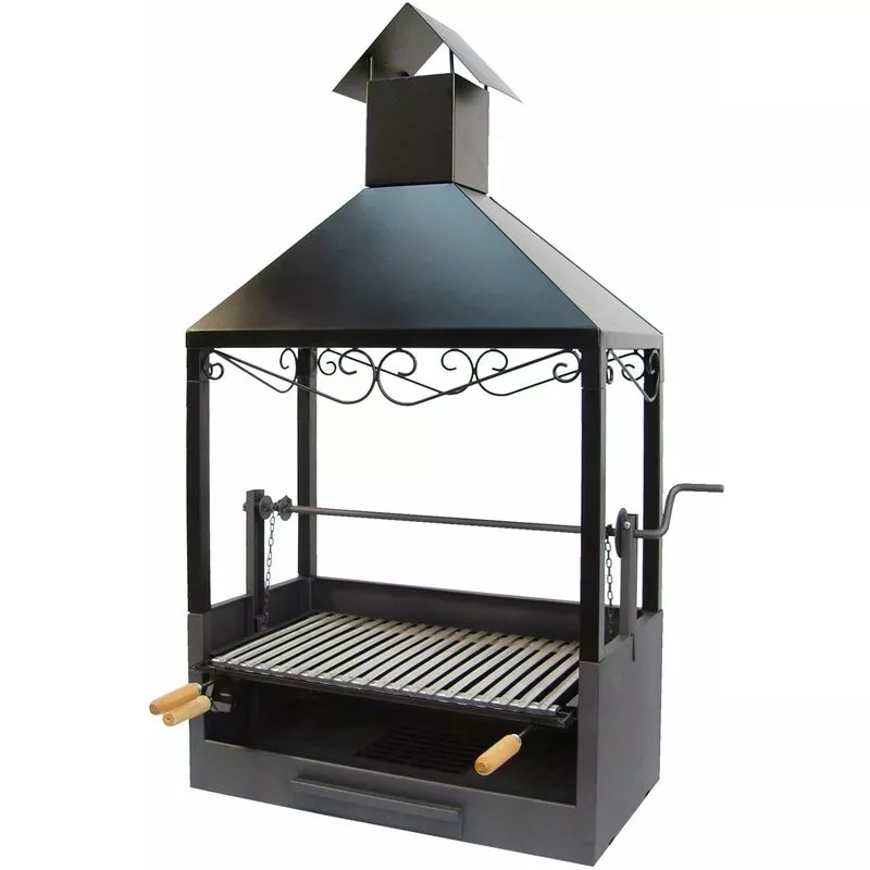 Imex El Zorro - Cajón-Barbacoa con chimenea para Obra-Elevador con Parrilla Inox barato