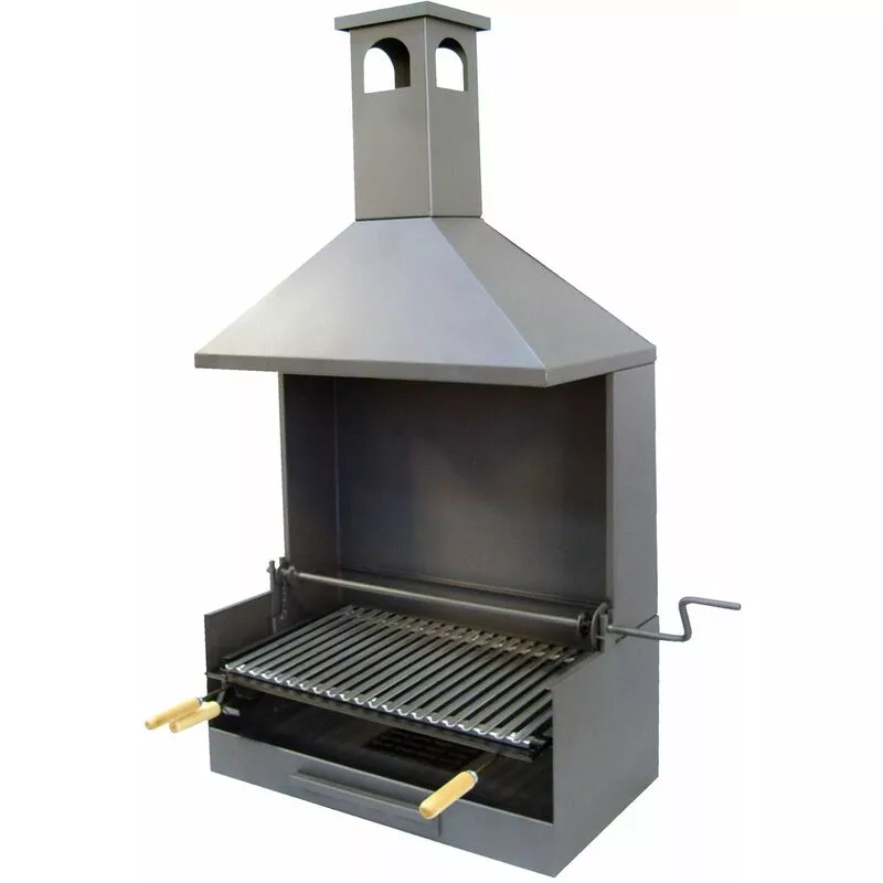 Imex El Zorro - Cajón Barbacoa Con Chimenea Para Obra-Elevador Y Parrilla Inox 72X40X148 En Oferta Imex El Zorro - Cajón Barbacoa Con Chimenea Para Obra-Elevador Y Parrilla Inox 72X40X148 Barato