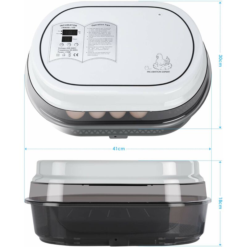 Incubadora de Huevos Automática Volteo