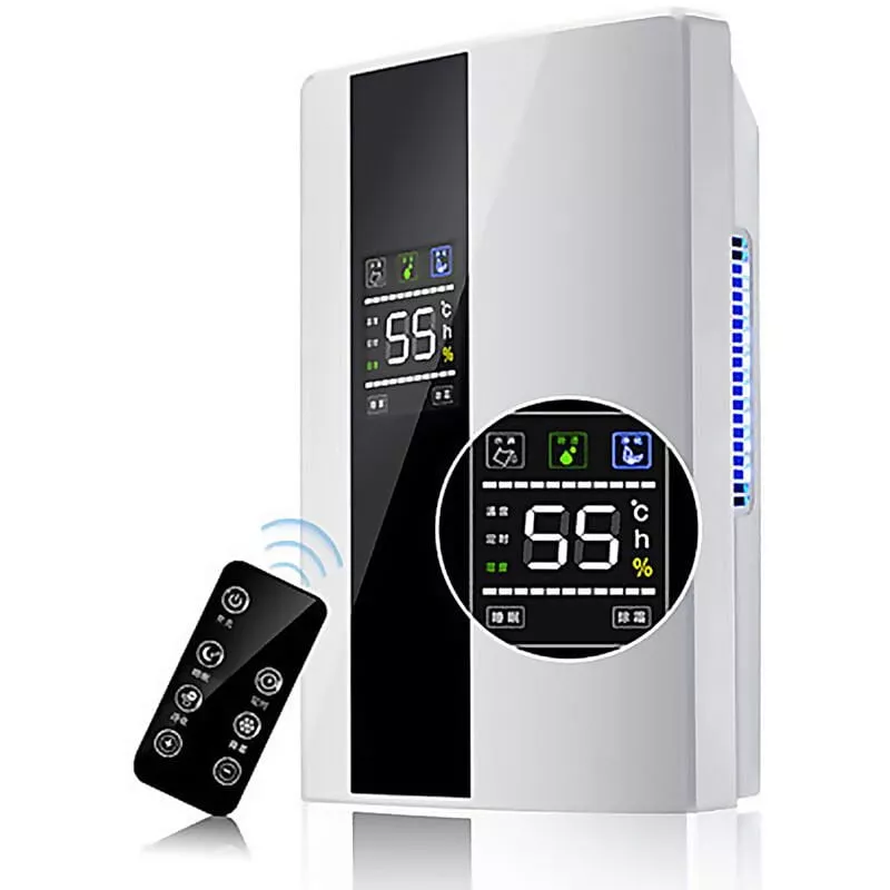Inicio Deshumidificador 2.2L Control Remoto Pantalla Lcd Grande Secador De Aire Purificador De Apagado Completo En Oferta Inicio Deshumidificador 2.2L Control Remoto Pantalla Lcd Grande Secador De Aire Purificador De Apagado Completo Barato