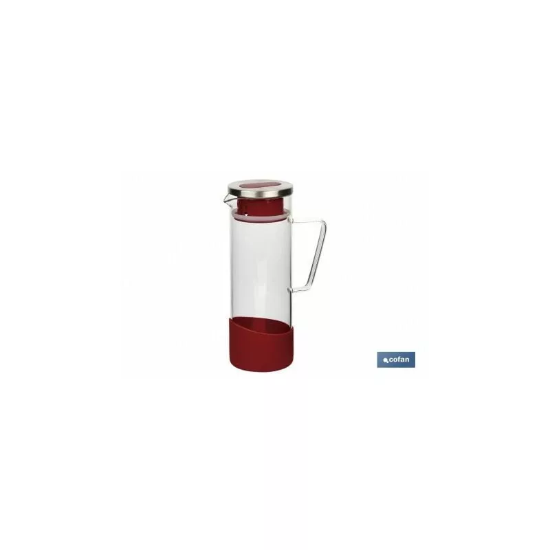 Jarra Borosilicato Modtropical Rojo 1300Ml En Oferta Jarra Borosilicato Modtropical Rojo 1300Ml Barato