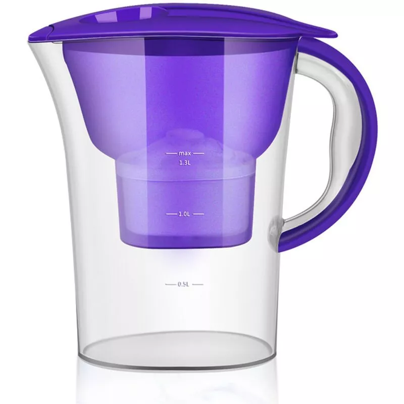 Jarra De Agua Transparente De 2,5 L, Filtro De Agua Para El Hogar, Filtro De Botella, Hervidor De Agua, Purificador De Agua De Carbon Activado Para En Oferta Jarra De Agua Transparente De 2