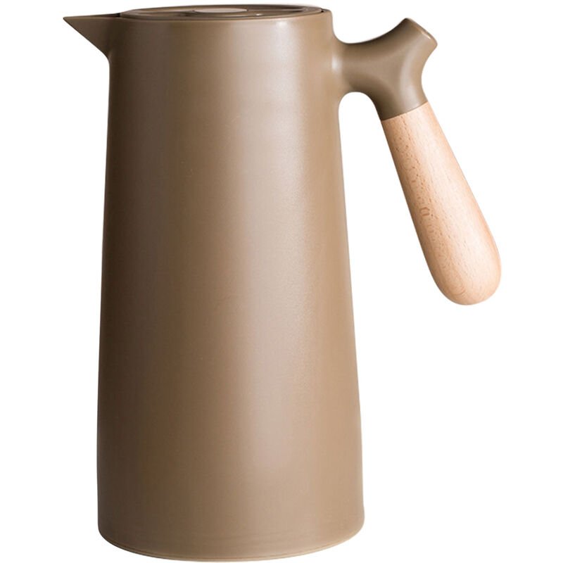 Jarra de cafe termica grande Termo de doble pared Revestimiento de vidrio para el hogar Cafetera Olla de aislamiento para el hogar Jarras de vacio barato