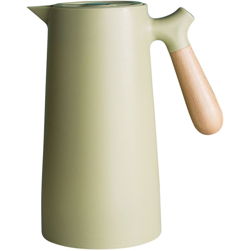 Jarra de cafe termica grande Termo de doble pared Revestimiento de vidrio para el hogar Cafetera Olla de aislamiento para el hogar Jarras de vacio barato