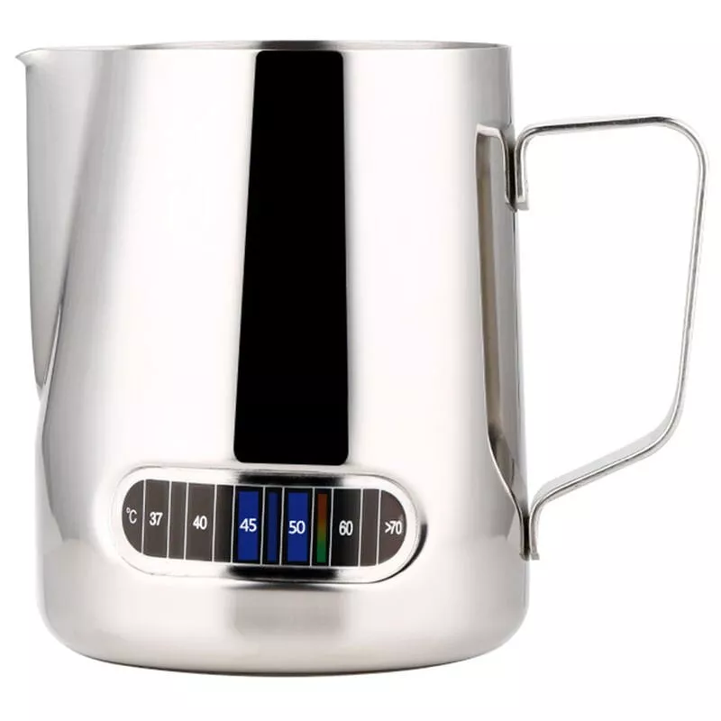 Jarra Para Vaporizar Cafe Expreso Jarra Para Espuma De Leche Expreso De Acero Inoxidable Con Termometro Taza Para Hacer Espuma De Leche Para Cafe En Oferta Jarra Para Vaporizar Cafe Expreso Jarra Para Espuma De Leche Expreso De Acero Inoxidable Con Termometro Taza Para Hacer Espuma De Leche Para Cafe Barato