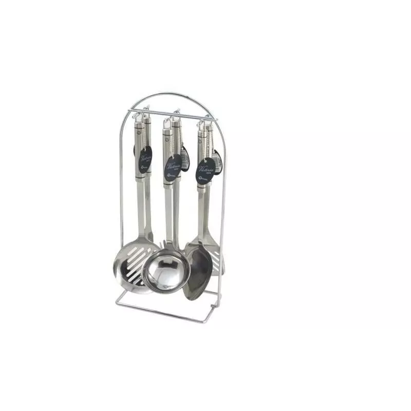 Juego Cocina Victoria Con Sop. 6Pz. Inox 239720 En Oferta Juego Cocina Victoria Con Sop. 6Pz. Inox 239720 Barato