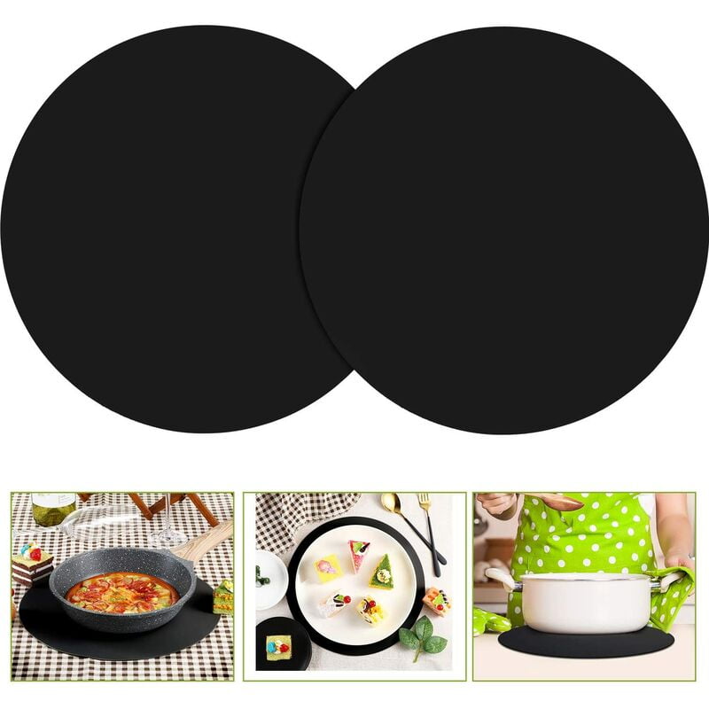 Juego de 2 alfombrillas de silicona antiadherentes para horno