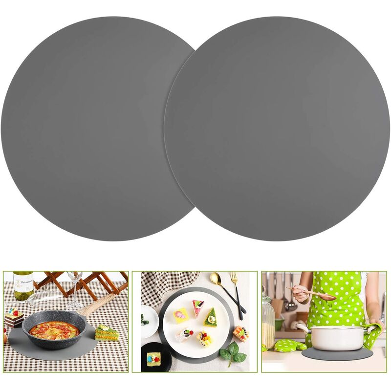Juego de 2 alfombrillas de silicona antiadherentes para horno