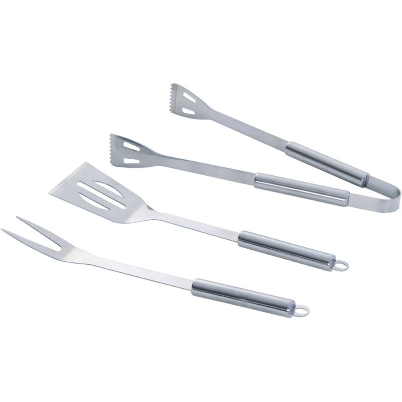 Juego de 3 accesorios para barbacoa con estuche | hierro barato