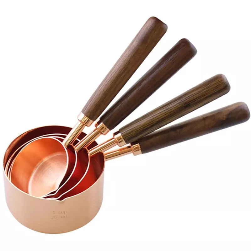 Juego De Cucharas Medidoras De 4 Piezas Para Ingredientes Secos Y Liquidos, Utensilios Para Hornear, Utensilios De Cocina Resistentes Al Calor De En Oferta Juego De Cucharas Medidoras De 4 Piezas Para Ingredientes Secos Y Liquidos