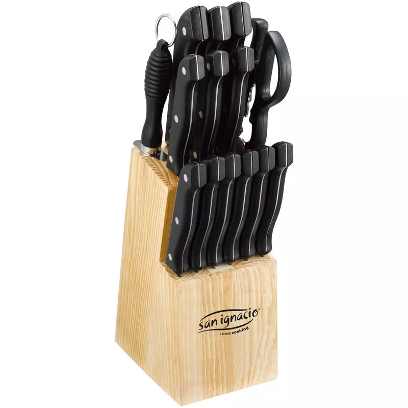 Juego De Cuchillos, 15 Piezas, En Acero Inoxidable En Oferta Juego De Cuchillos