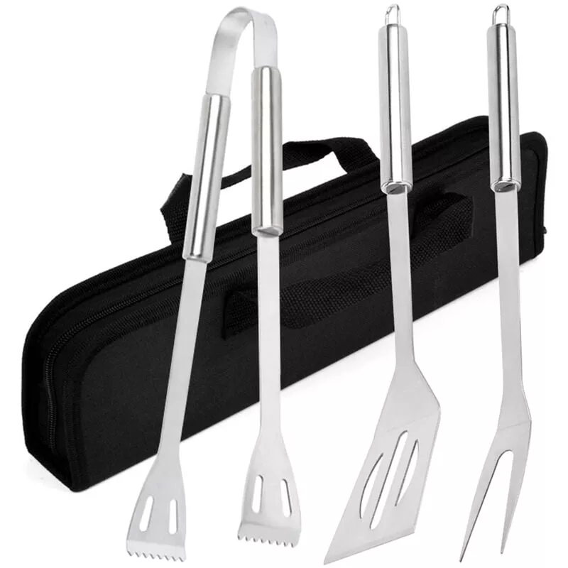 Juego De Herramientas Para Asar A La Parrilla De 3 Piezas Con Bolsa De Almacenamiento Parrilla De Acero Inoxidable Espatula Tenedor Pinzas Kit De En Oferta Juego De Herramientas Para Asar A La Parrilla De 3 Piezas Con Bolsa De Almacenamiento Parrilla De Acero Inoxidable Espatula Tenedor Pinzas Kit De Barato