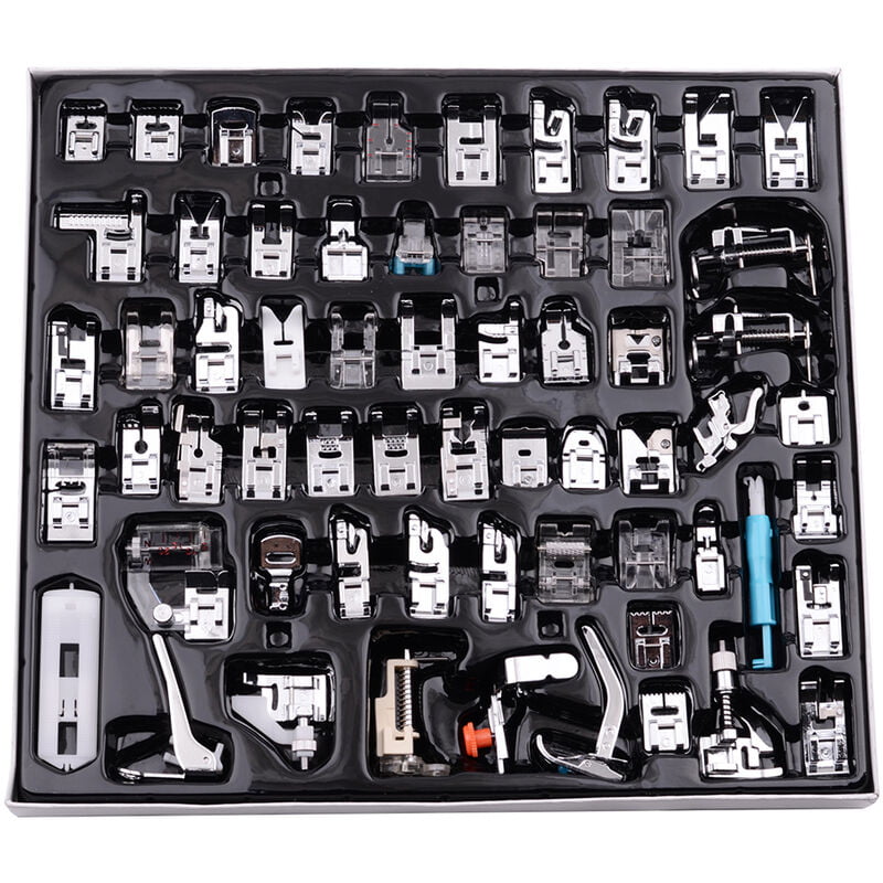 Juego de pies prensatelas para maquina de coser de 62 piezas