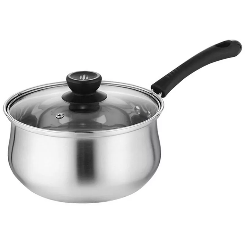 Juego de tapa con ventilacion de vidrio para olla de acero inoxidable