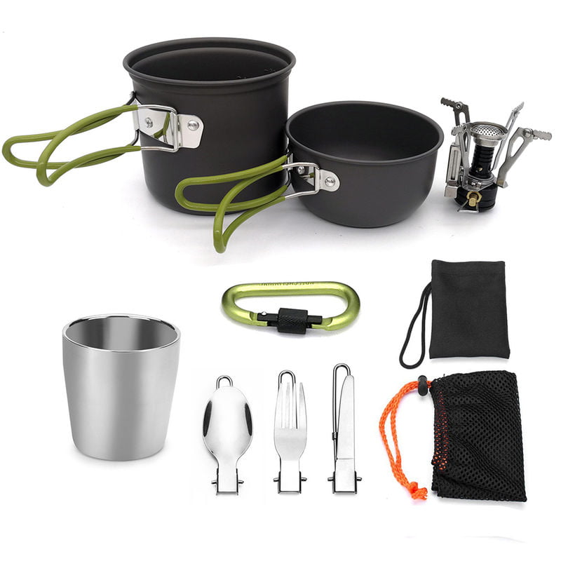 Juego de utensilios de camping