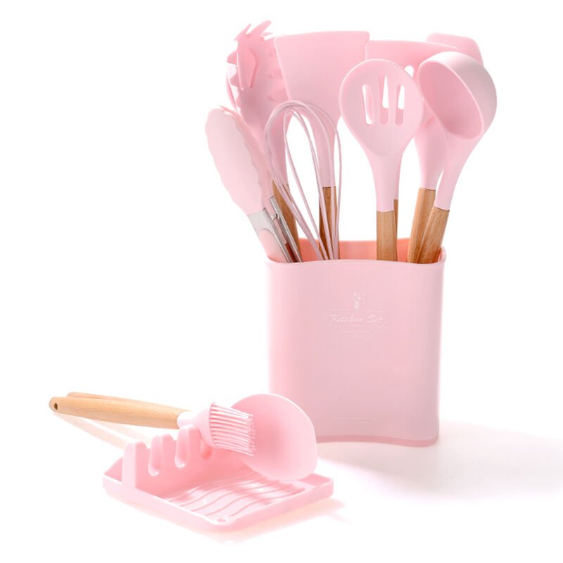 Juego de utensilios de cocina de silicona de 11 Uds.