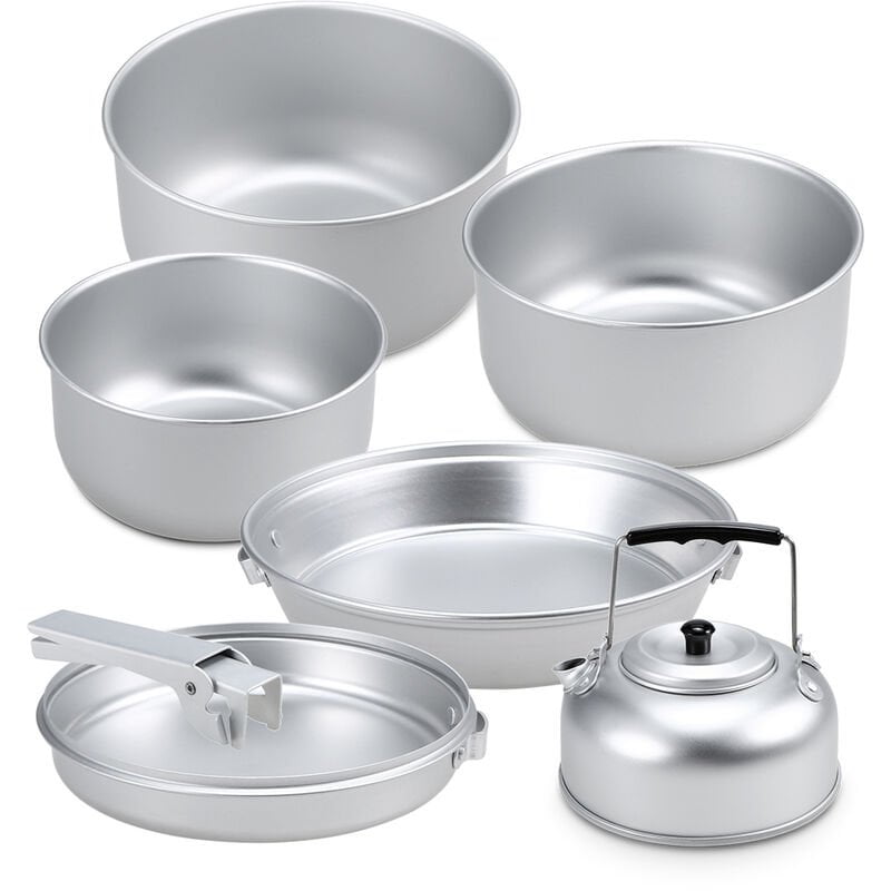 Juego de utensilios de cocina portatil para acampar al aire libre