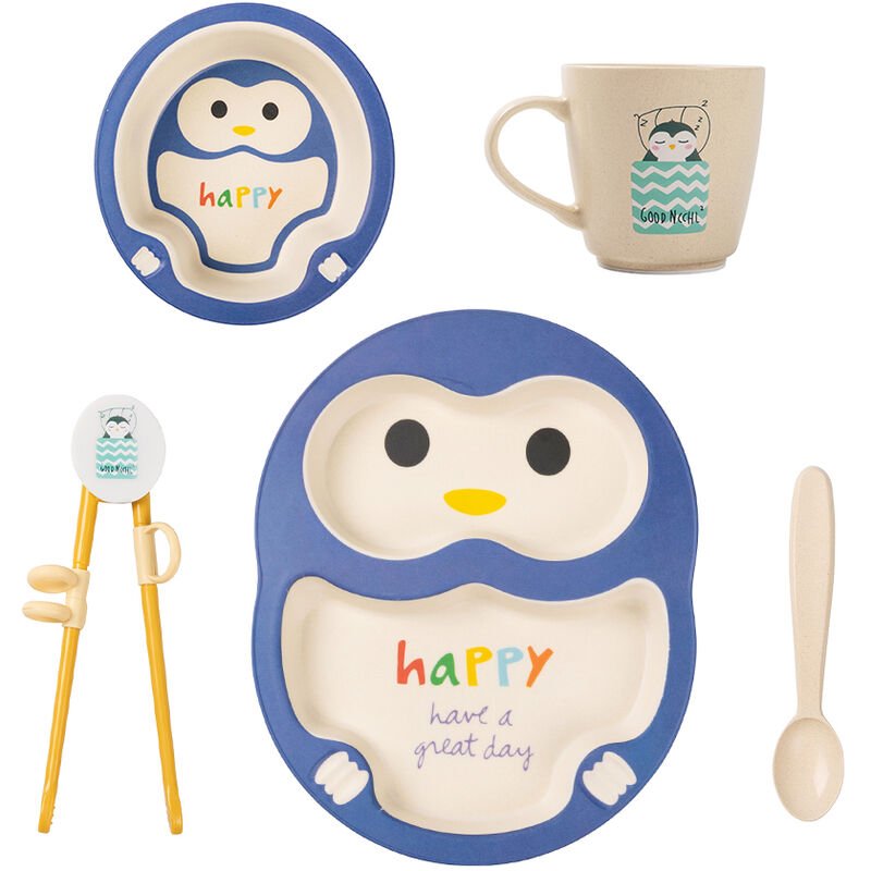 Juego de vajilla para ninos de 5 piezas