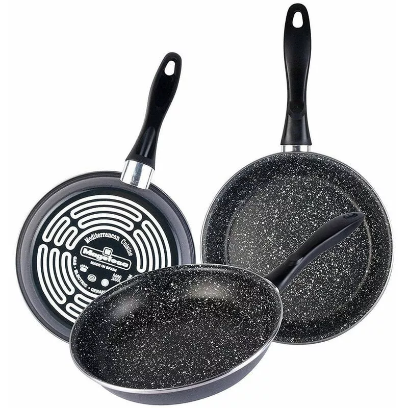 K2 Gransasso - Set Juego 3 Sartenes 18-20-24 Cm