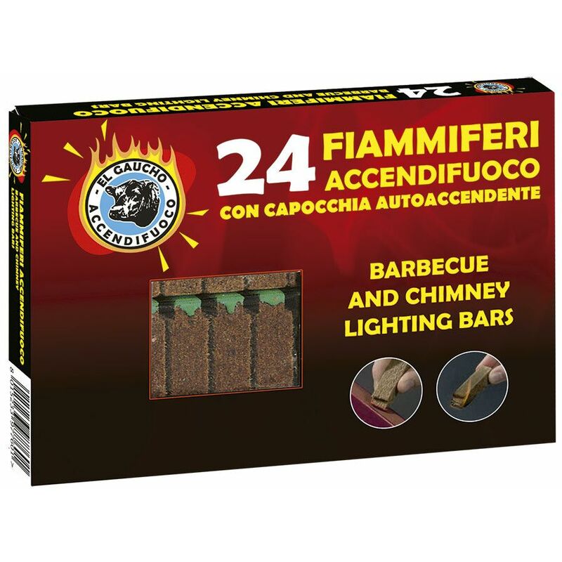 Kekai - Barras para Encendido 24 Barras para Grill