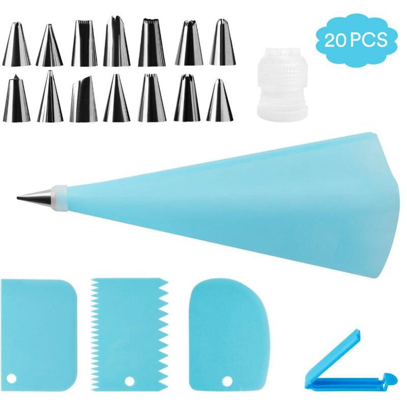 Kit de herramientas de decoracion de pasteles de 20 piezas