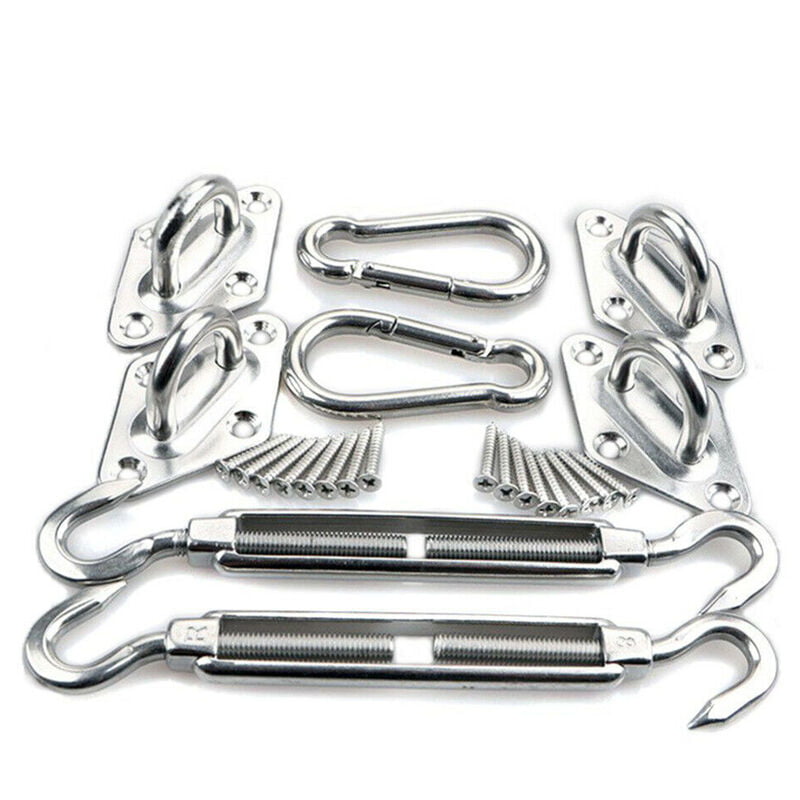 Kit de instalacion de herrajes de acero inoxidable para velas de parasol