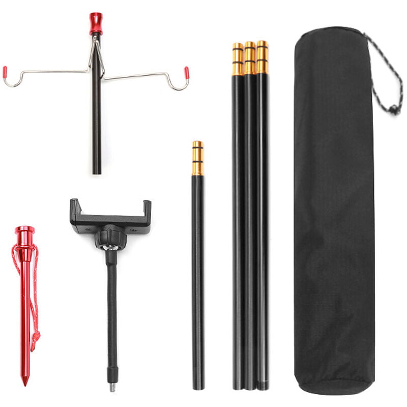 Lampara de pie de linterna desmontable