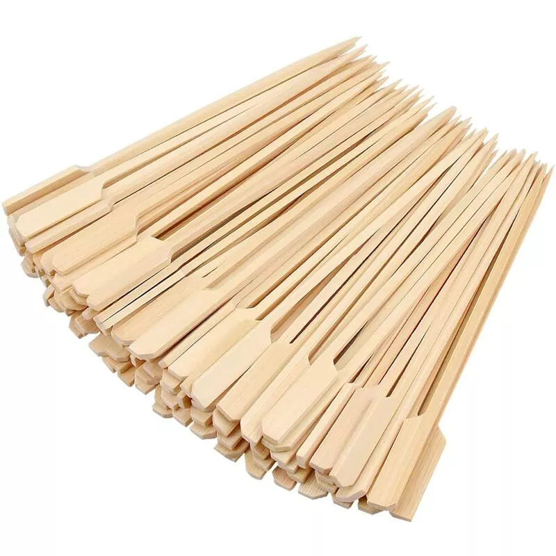 LangRay 100 brochetas de bambú para barbacoa