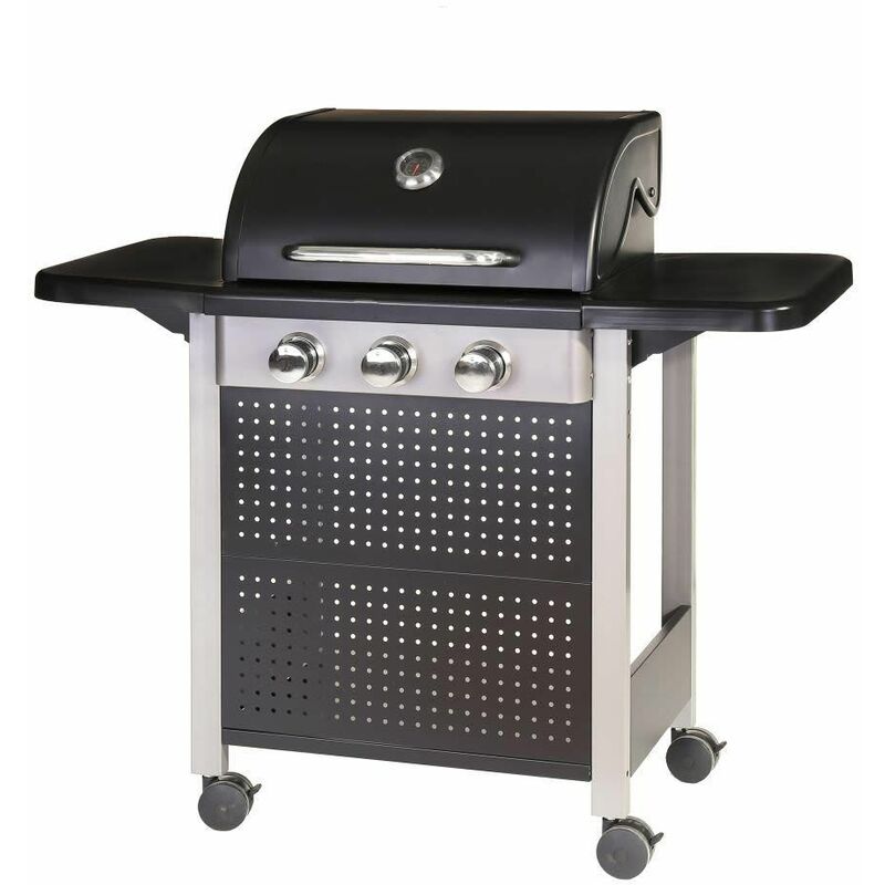 Ldk Garden - Barbacoa Gas 3 Quemadores Birgitt Acero 52 X 126 X 110 Cm barato
