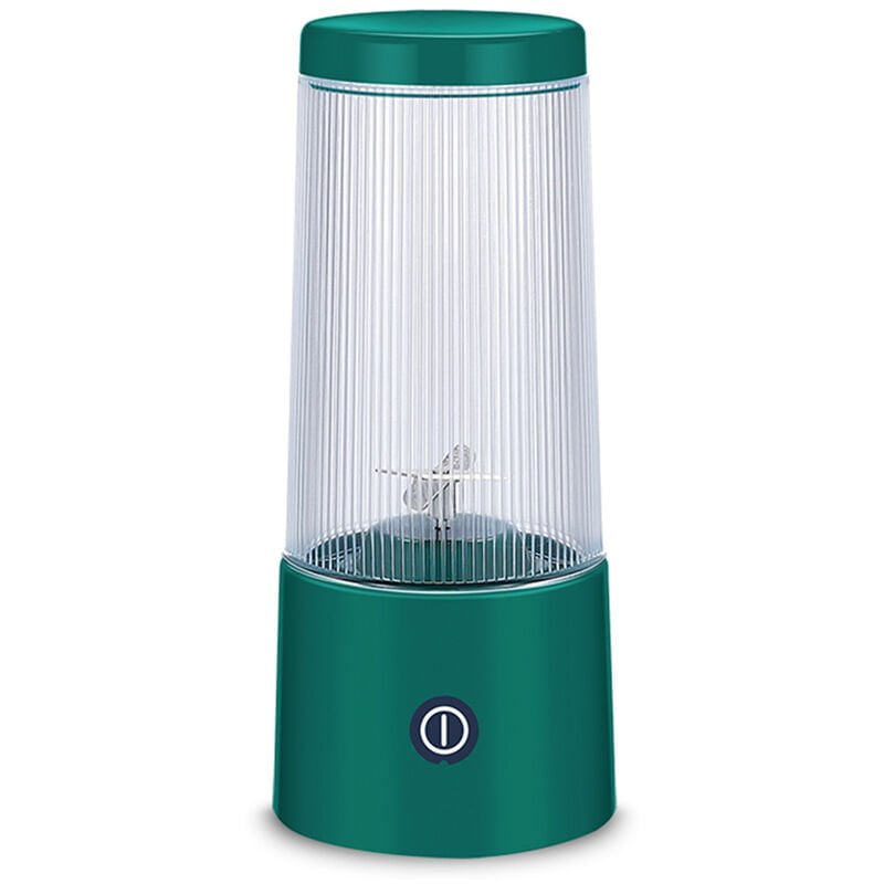 Licuadora portatil Cuatro cortadores Taza exprimidora 350 ml Maquina mezcladora de frutas Taza desmontable USB recargable para viajes deportivos y al barato