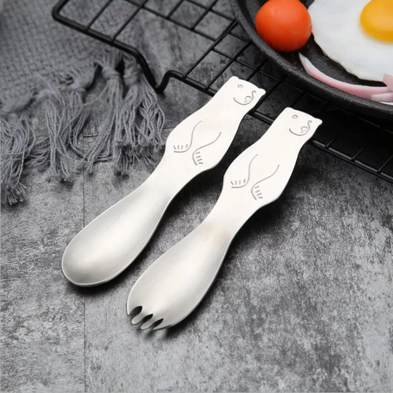 Lindo Tenedor De Acero Inoxidable 304 Cuchara De Dibujos Animados Patron De Oso Polar Postre Cafe Te Suministros Para Fiestas Regalo Pequeno, Cuchara En Oferta Lindo Tenedor De Acero Inoxidable 304 Cuchara De Dibujos Animados Patron De Oso Polar Postre Cafe Te Suministros Para Fiestas Regalo Pequeno