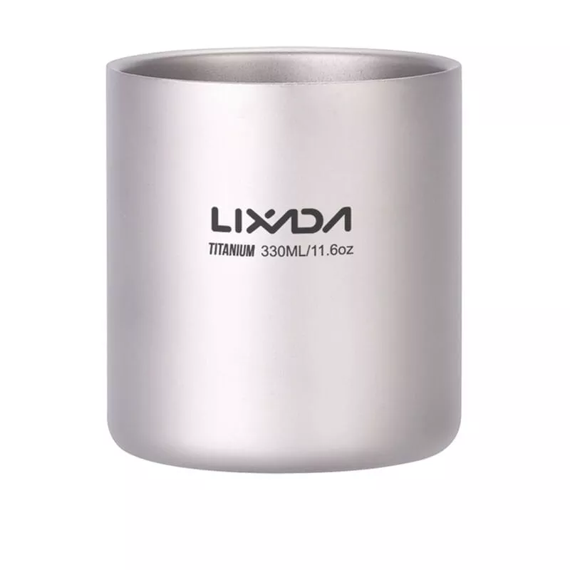 Lixada 330Ml Taza De Agua De Titanio De Doble Pared Taza De Te De Cafe Para El Hogar Camping Al Aire Libre Senderismo Mochilero Picnic,Sin Asas En Oferta Lixada 330Ml Taza De Agua De Titanio De Doble Pared Taza De Te De Cafe Para El Hogar Camping Al Aire Libre Senderismo Mochilero Picnic