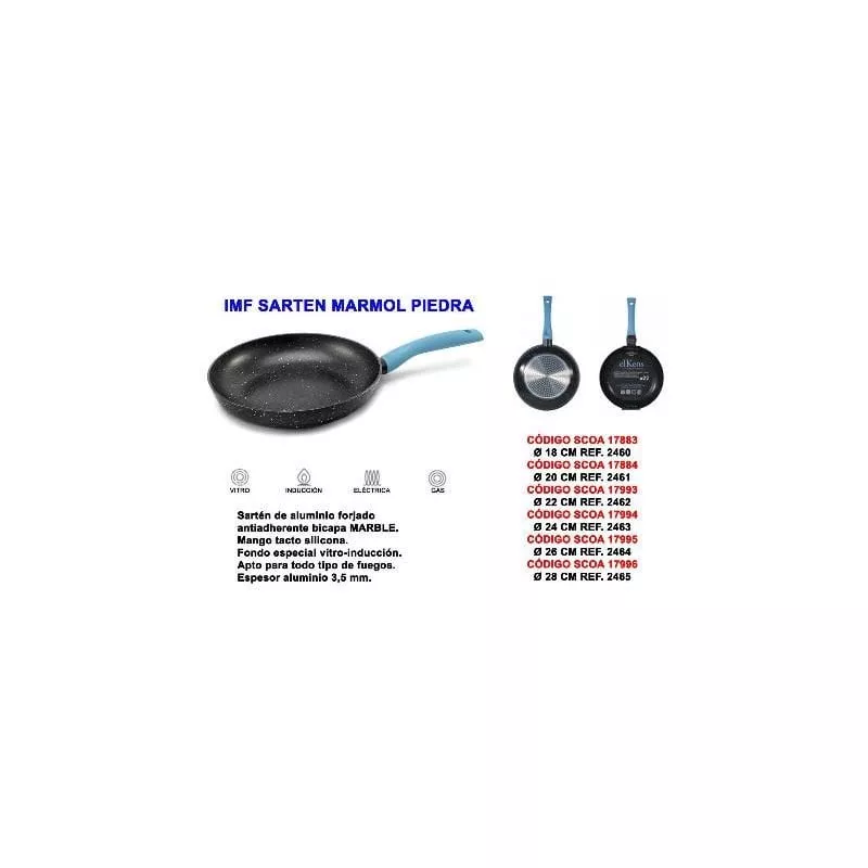Mibricotienda Imf Sarten Marmol Piedra 24 Cm Ref 2463 En Oferta Mibricotienda Imf Sarten Marmol Piedra 24 Cm Ref 2463 Barato