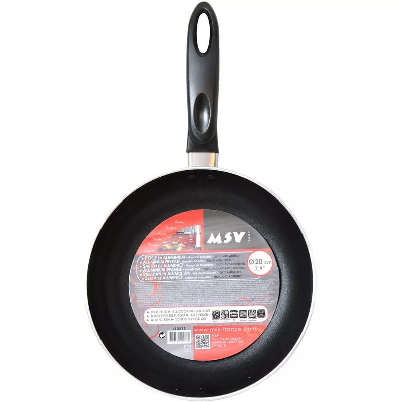 MSV - Sarten de aluminio para inducción ø20cm azul barato