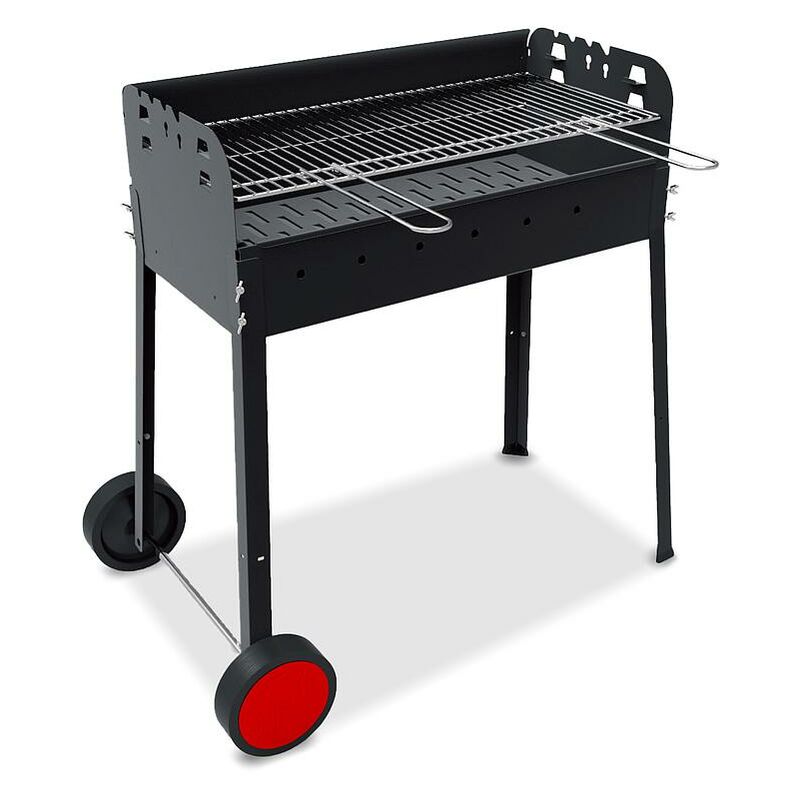 Maggiore - Barbacoa de carbón o leña con brasero interior y parrilla de 75x37 cm - Frankystar barato