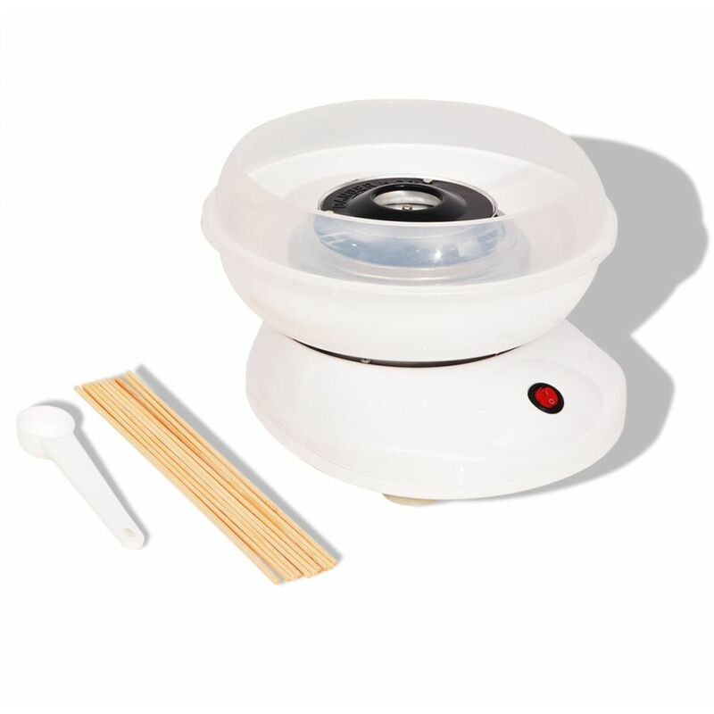 Máquina de algodón de azúcar 480 W blanca - Blanco - Youthup barato