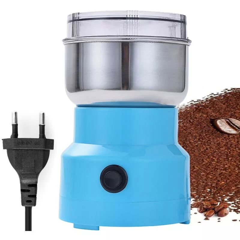 Maquina De Aplastamiento Multifuncion, Amoladora Electrica De Grano De Cafe De Acero Inoxidable Para El Hogar, Ue En Oferta Maquina De Aplastamiento Multifuncion