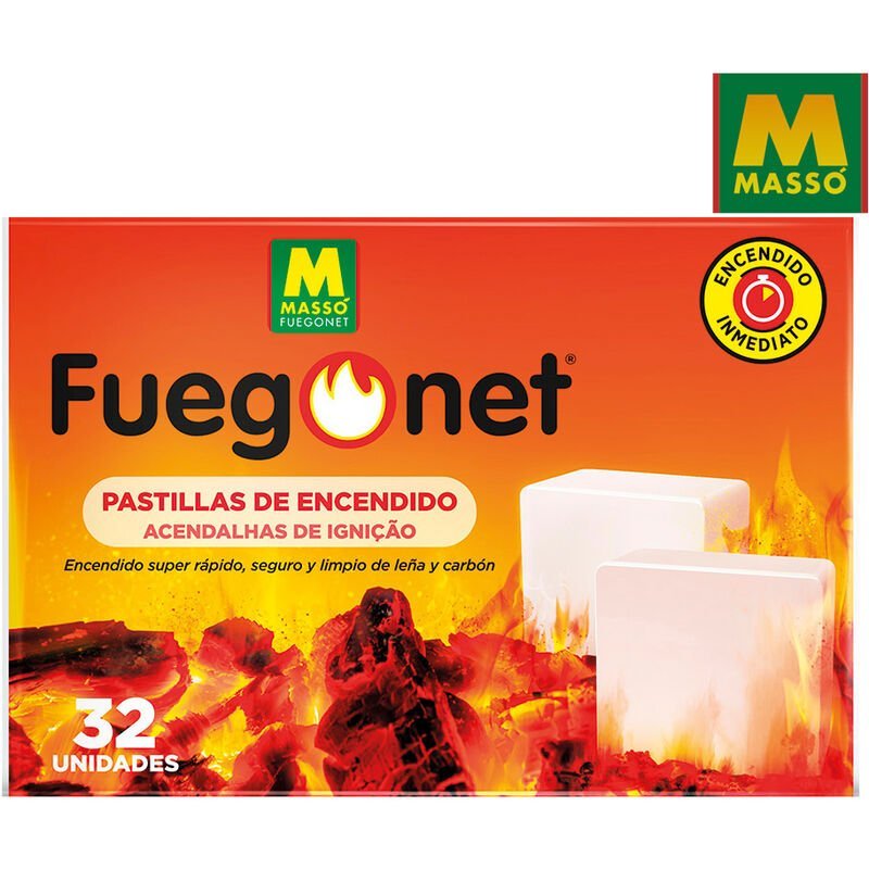 Masso - E3/85874 PASTILLAS DE ENCENDIDO - FUEGONET 32 UNIDADES 230112 MASSÓ barato