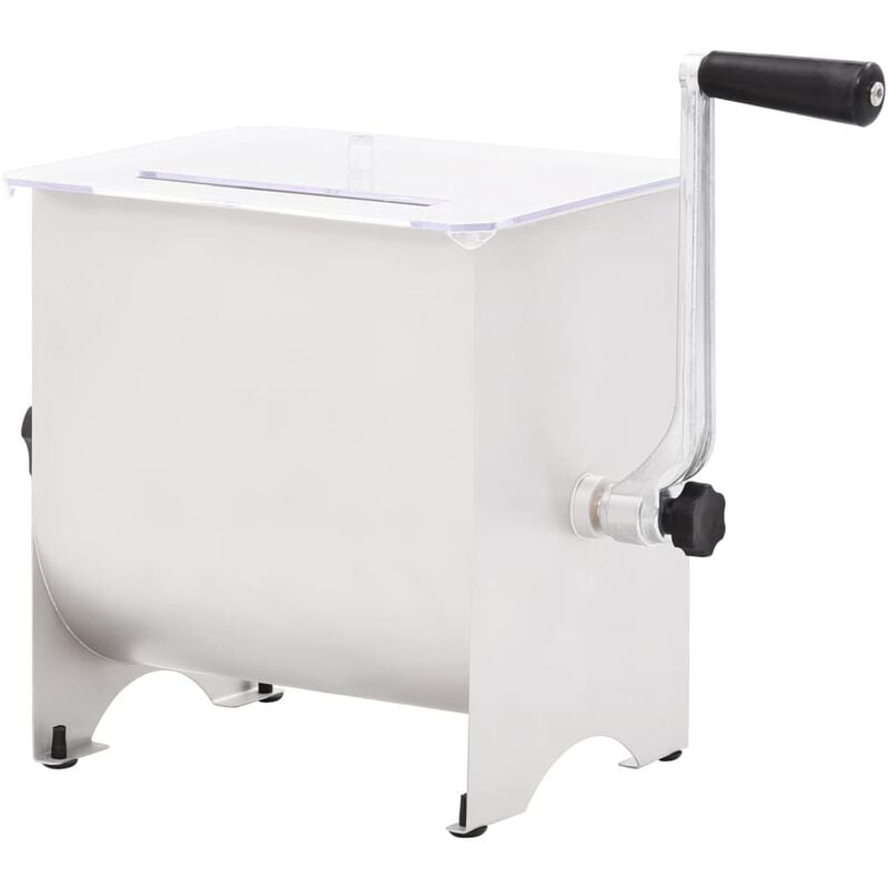 Mezcladora de carne con tapa acero inoxidable plateado - Plateado - Youthup barato