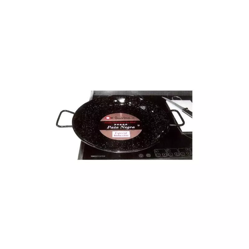 Mibricotienda - garcima paellera esmaltada induccion 34 cm -2 raciones 85234 barato