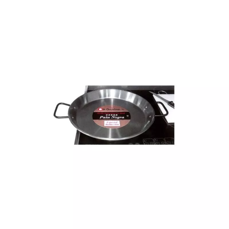 Mibricotienda - garcima paellera pulida induccion 30 cm -1 raciones 2 asas 85130 barato
