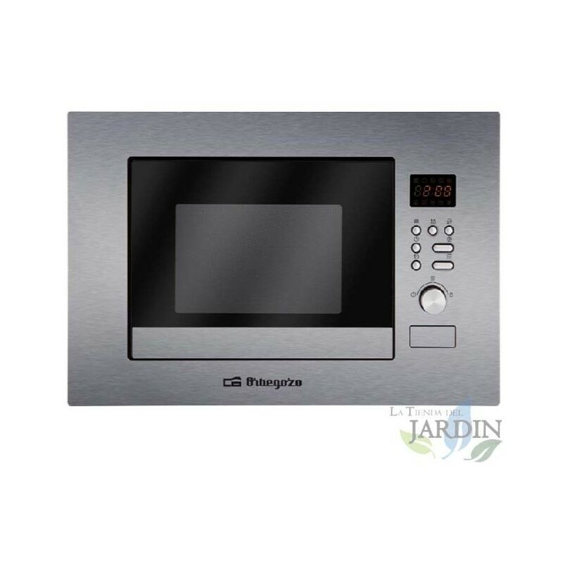 Microondas Encastrable 20 L Orbegozo. Potencia 800W. Grill 1000W. Acero inox. barato