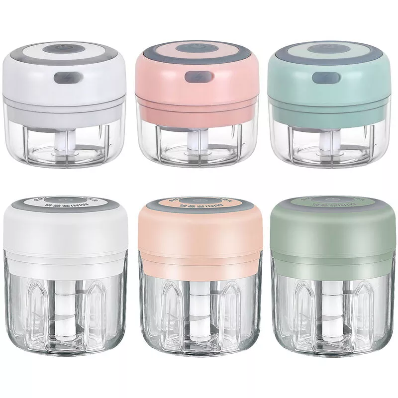 Mini Amoladora De Ajo, Ajo Electrico, Recargable Por Usb,Blanco, 250Ml En Oferta Mini Amoladora De Ajo