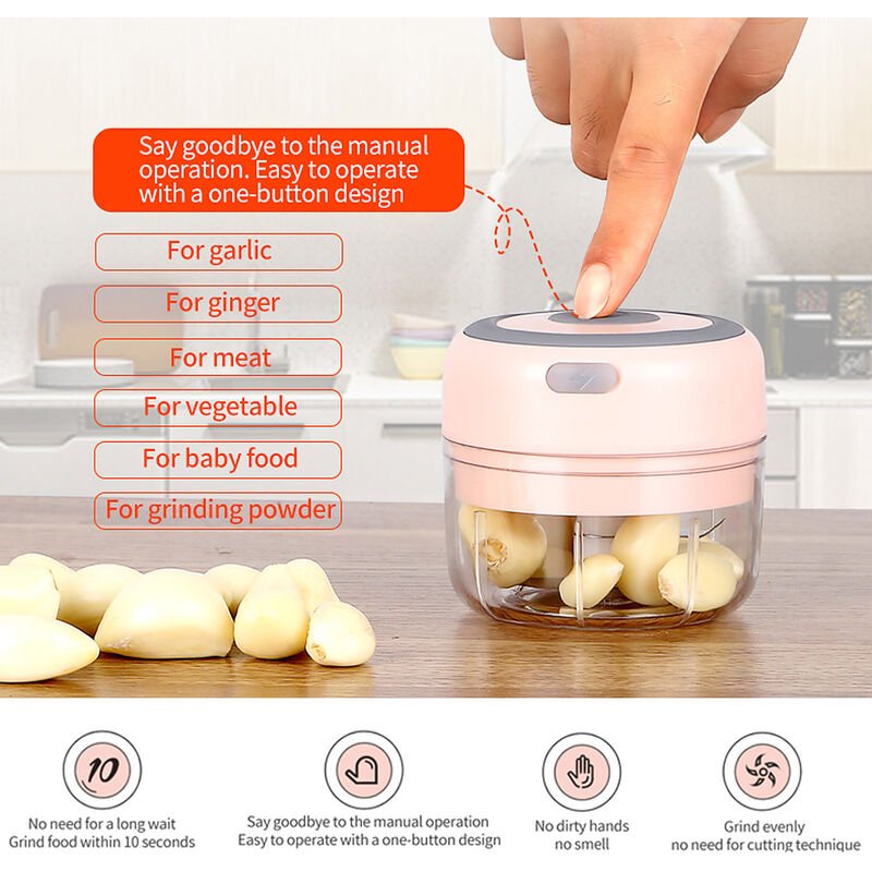 Mini amoladora de ajo