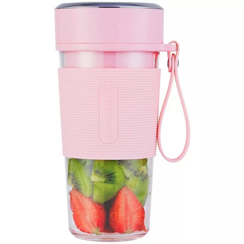 Mini exprimidor de frutas electrico portatil de 300 ml