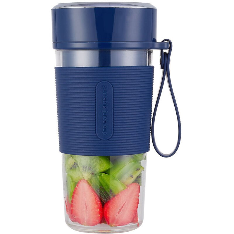Mini exprimidor de frutas electrico portatil de 300 ml