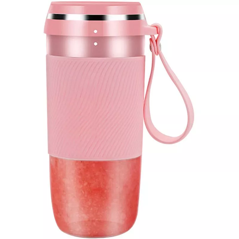 Mini Exprimidor Portatil Personal De 300 Ml, Taza De Jugo Pequena, Batidora Con Usb Recargable, Exprimidor De Frutas, Mezclador Para Viajes, Oficina, En Oferta Mini Exprimidor Portatil Personal De 300 Ml